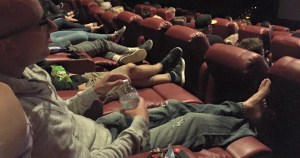 Relaxing at the movies, the perfect down time activity!